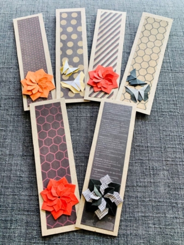 Bookmarks, Origami, Mandala, Butterflies